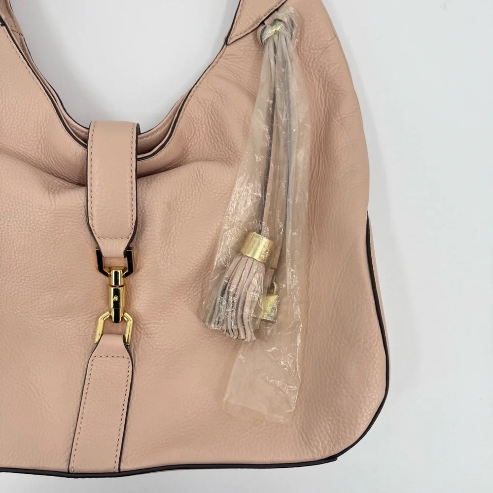G.I.L.l. Classic Leather Hobo Verona Shoulder Bag in Blush Pink NWOT